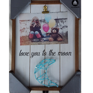 Cadre photo love you to the moon hometrends