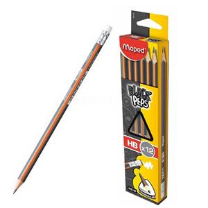 Crayon à papier HB-2B MAPED