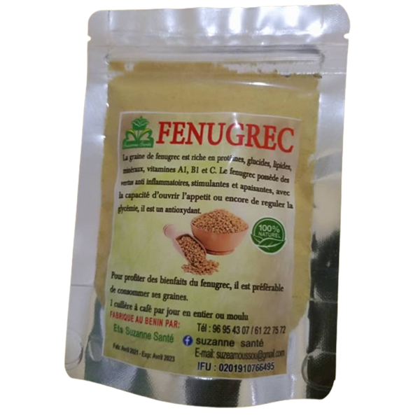 SUZANNE SANTE Poudre de FENUGREC 100G
