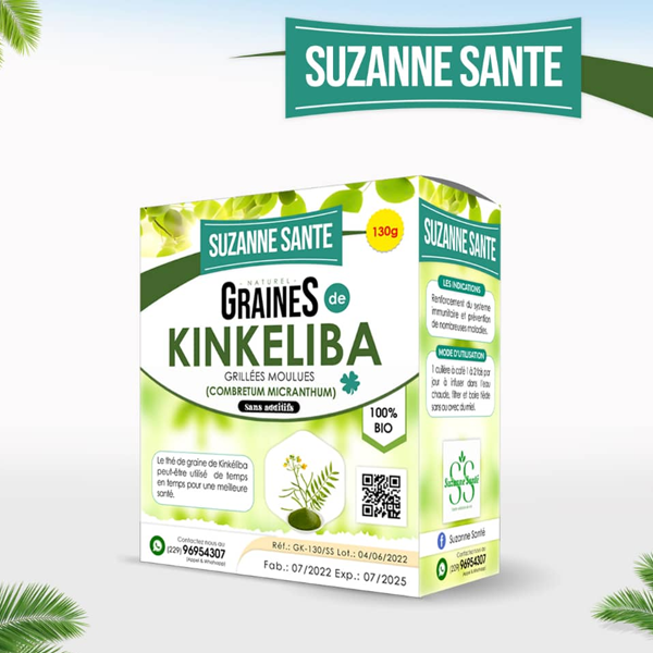 SUZANNE SANTE Graines de kinkéliba MOULUES 130G