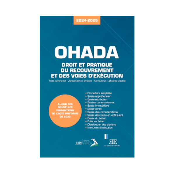 OHADA Droit et Pratique du recouvrement et des voies d'exécution