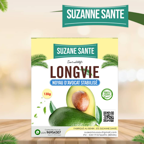 SUZANNE SANTE Longvie Noyau d'avocat stabilisé