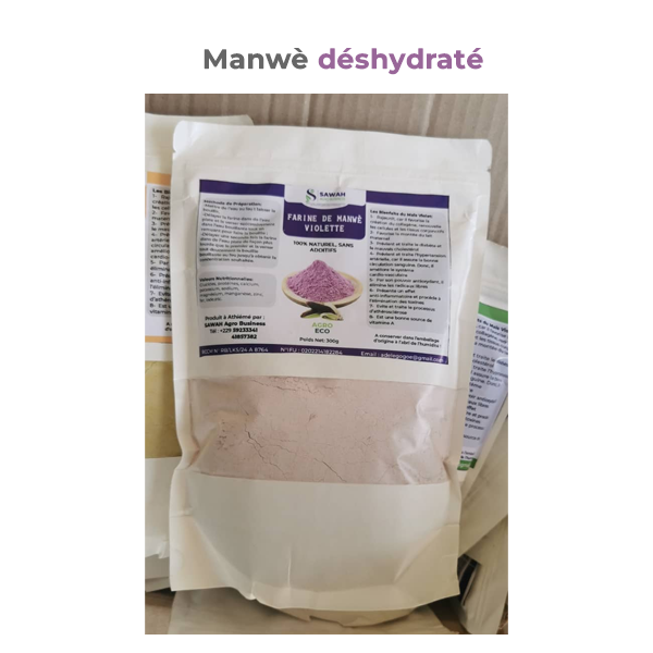 MAIS VIOLET : Manwè déshydraté 300g