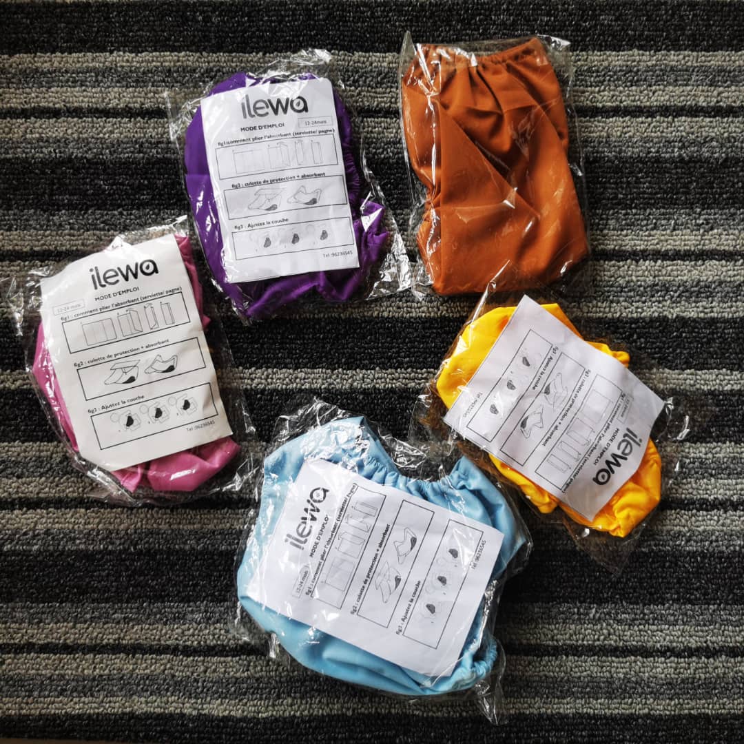 ILEWA Couches bb lavables sans serviette intégrée