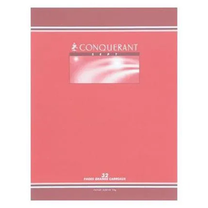 CAHIER CONQUERANT COUVERTURE ORDINAIRE 50P