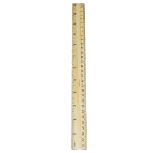 Règle en bois