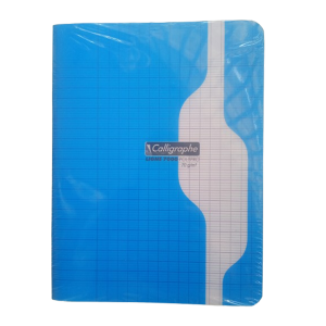 CAHIER CALLIGRAPHE COUVERTURE PLASTIQUE LIGNE 7000 200P