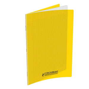CAHIER CONQUERANT COUVERTURE PLASTIQUE 100P